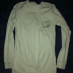 Ivory ella pale green long sleeved shirt